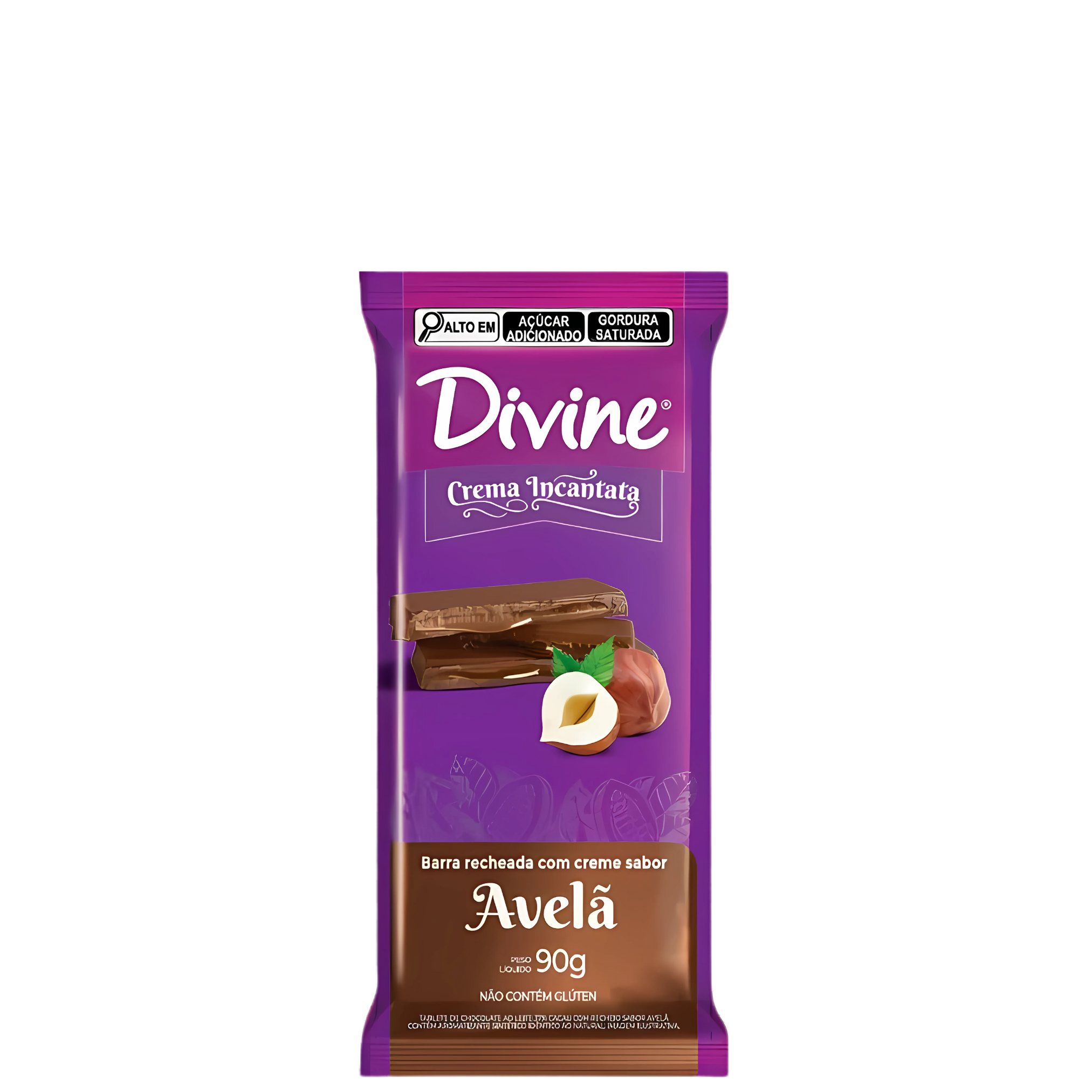 Chocolate Divine com Recheio de Avelã 90g