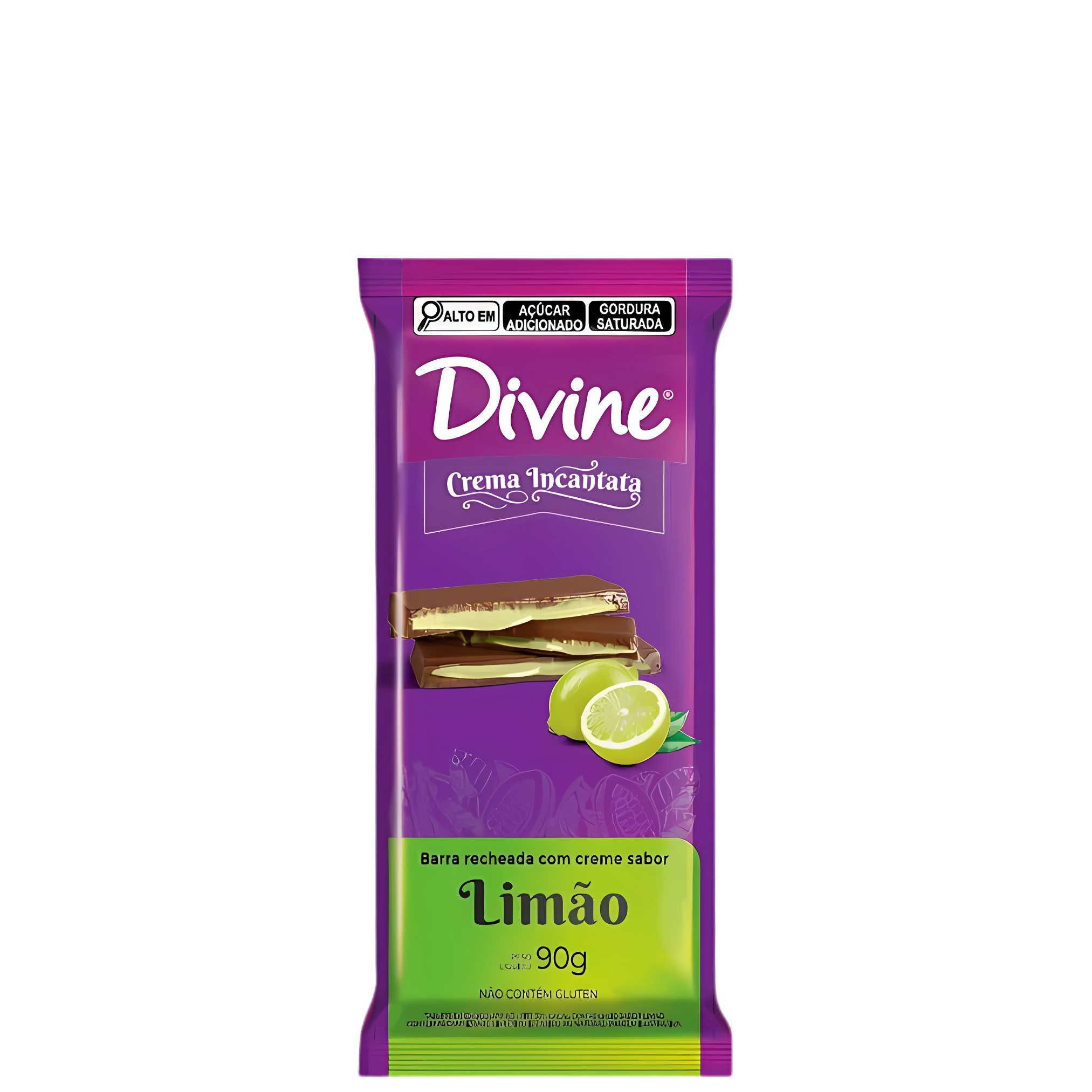 Chocolate Divine com Recheio de Limão 90g