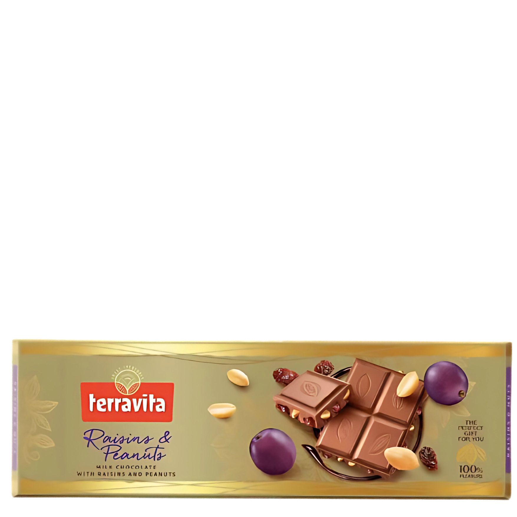 Chocolate Terravita Passas e Amendoim 235g