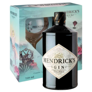 Kit Gin Hendricks 750ml Com Taça Exclusiva