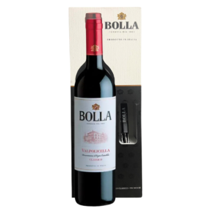 Kit Vinho Bolla Valpolicella Clássico Tinto 750ml C/ Saca Rolhas