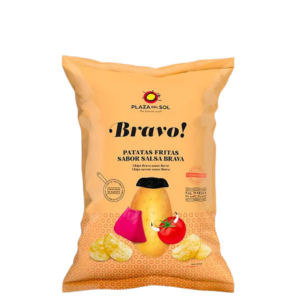 Batata Chips Plaza del Sol Sabor Bravo Salsa Brava 115g
