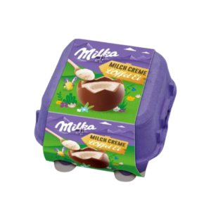 Chocolate Milka 4 Ovinhos Creme Baunilha 136g