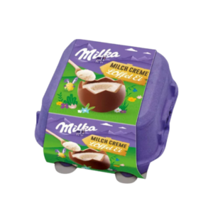 Chocolate Milka 4 Ovinhos Creme Baunilha 136g