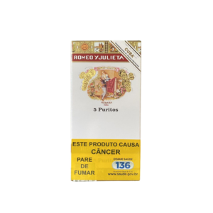 Cigarriha Cubana Romeo Y Julieta Puritos com 5 unidades