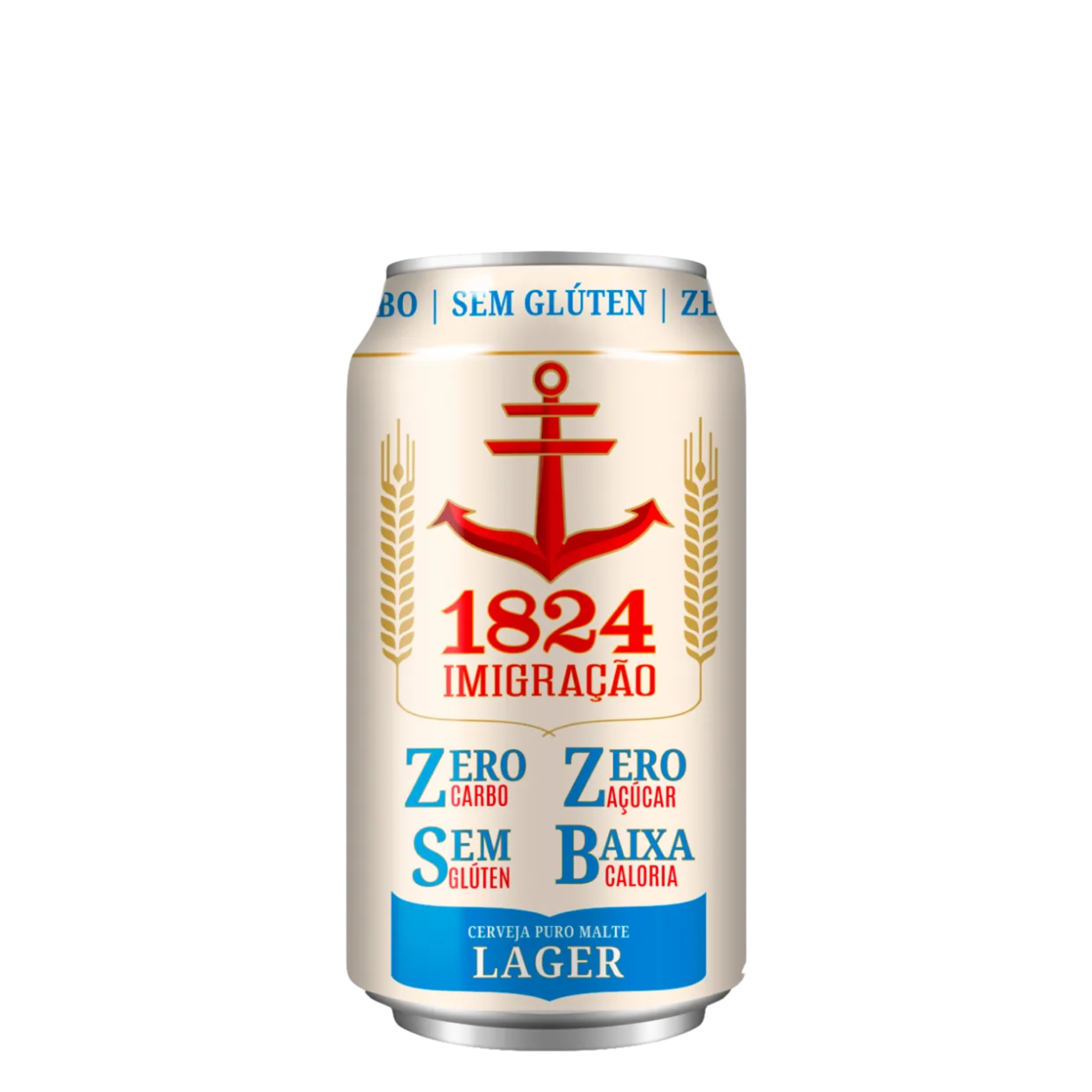 Cerveja Imigracao 1824 Lager Zero Carbo 350ml
