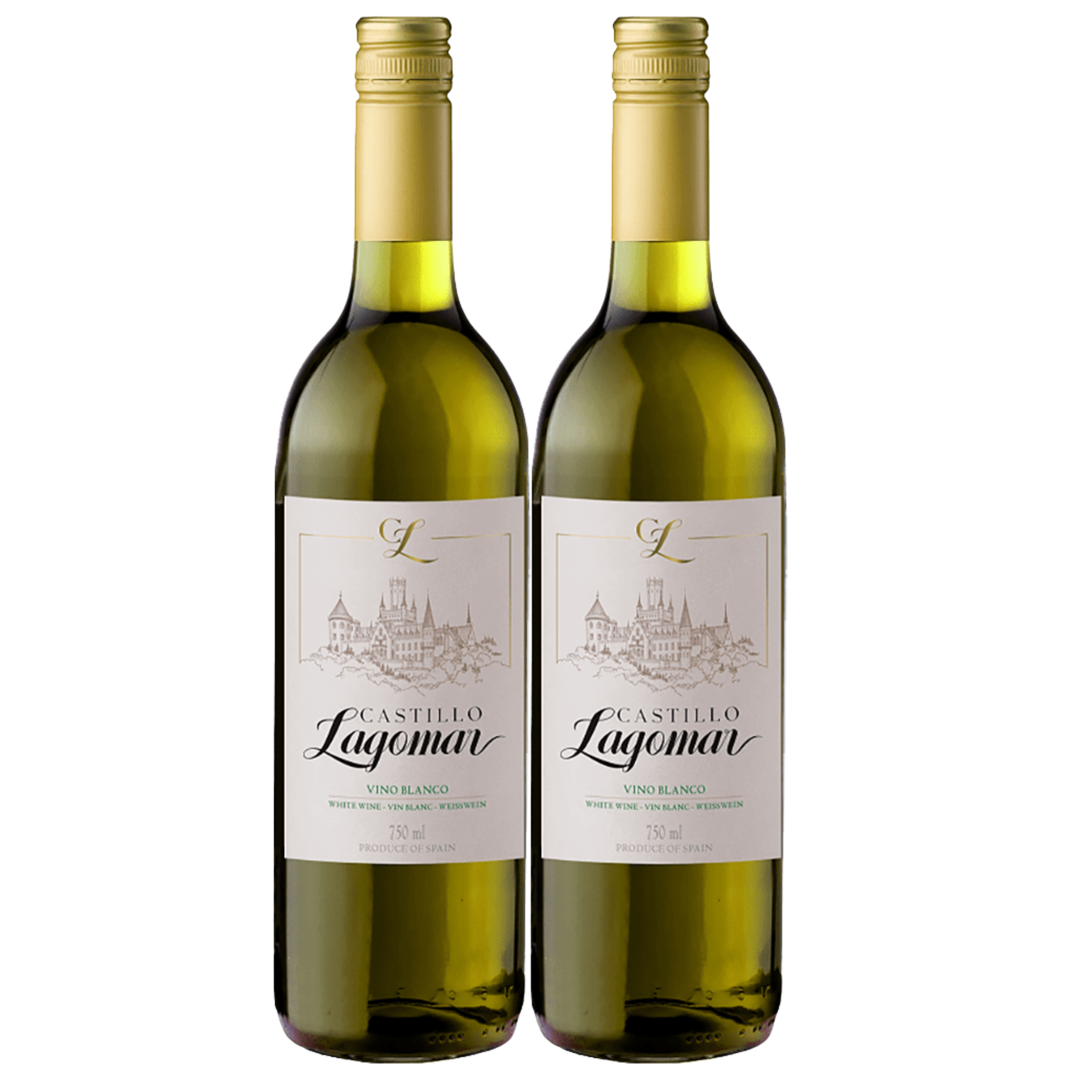 Leve 2 Pague 1: Vinho Castillo Lagomar Blanco 750ml