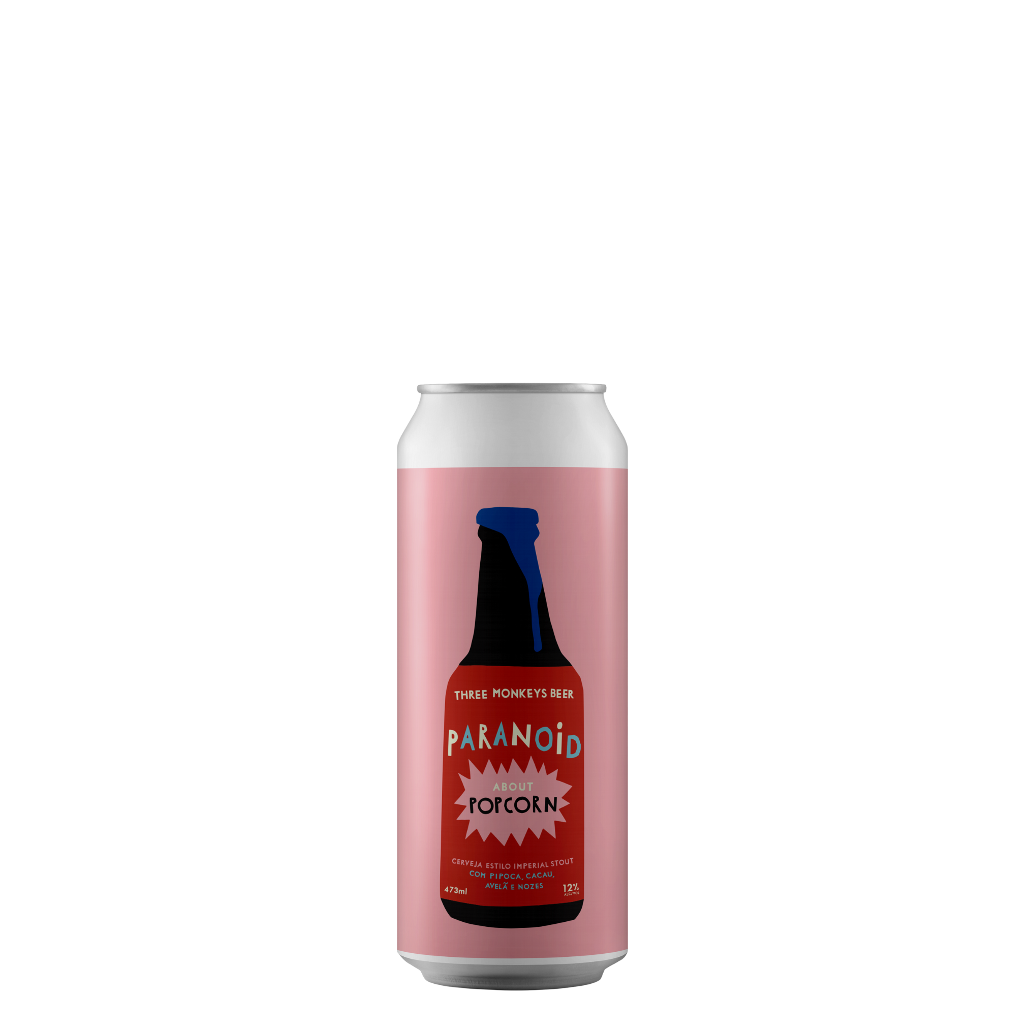 Cerveja Three Monkeys Paranoid Popcorn 473ml
