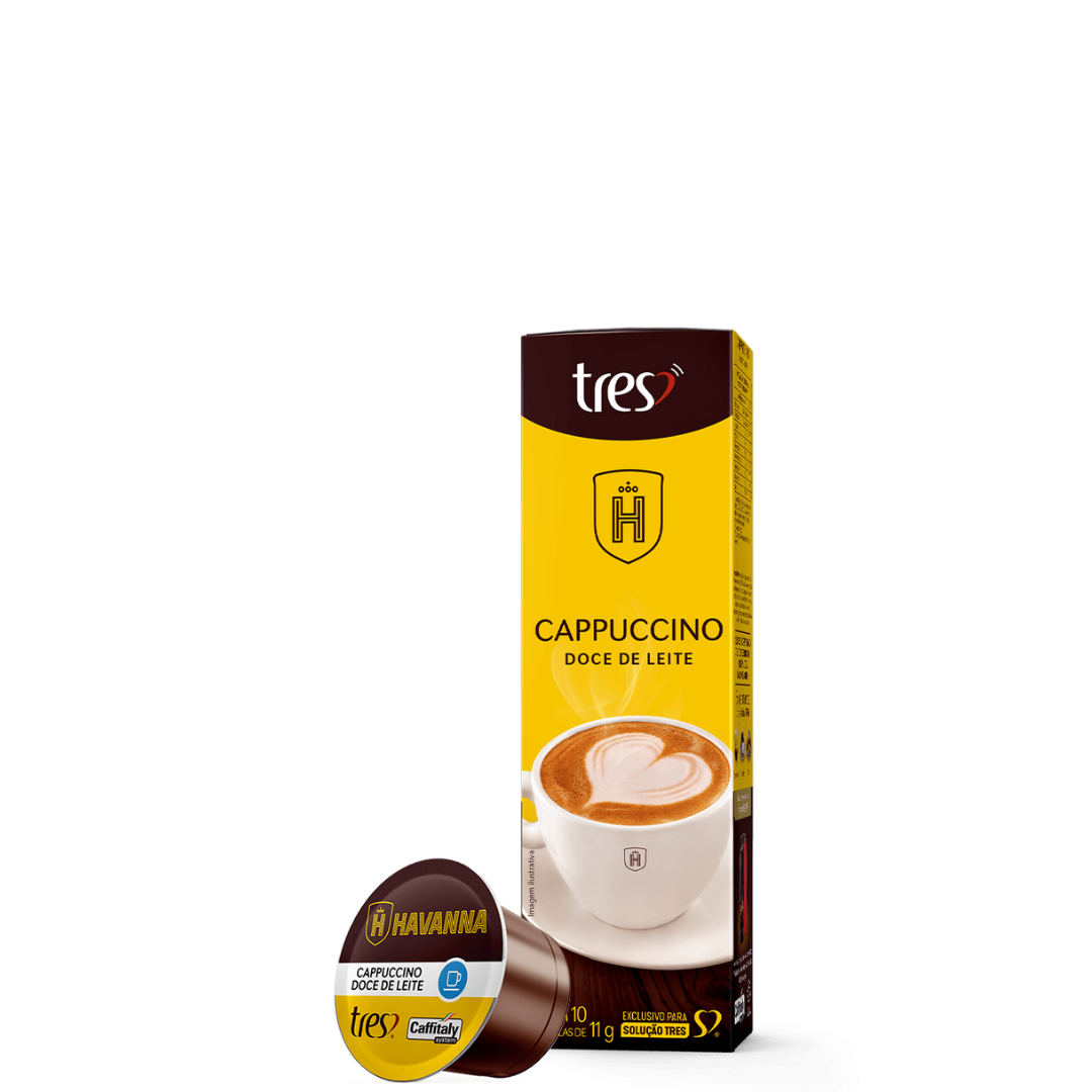 Cápsula de Cappuccino Doce de Leite Havanna TRES Corações 110g