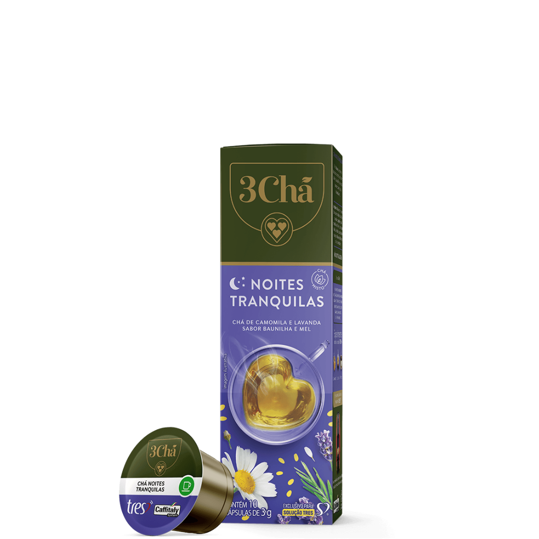 Cápsula de Chá Noites Tranquilas TRES 3Chá 30g