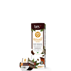 Cápsula de Café Espresso Rituais Chocolate TRES Corações 80g