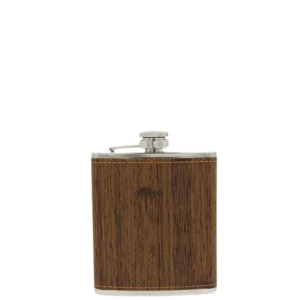 Cantil Em Inox 7 Oz C/ Capa de Couro Sintetico 200ml