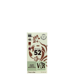 Chocolate Var Fino Lajedo 52% Cacau Ao Leite C/Nibs 40g