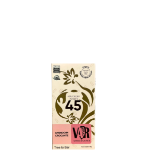 Chocolate Var Fino Lajedo 45% Cacau Amendoin Crocante 40g