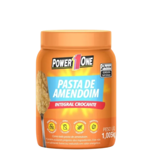 Pasta de amendoim Power One Crocante 1,005kg