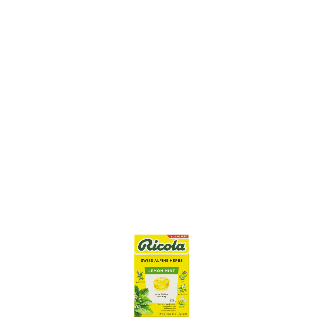 Bala Ricola Sugar Free Lemon Mint 27,5g