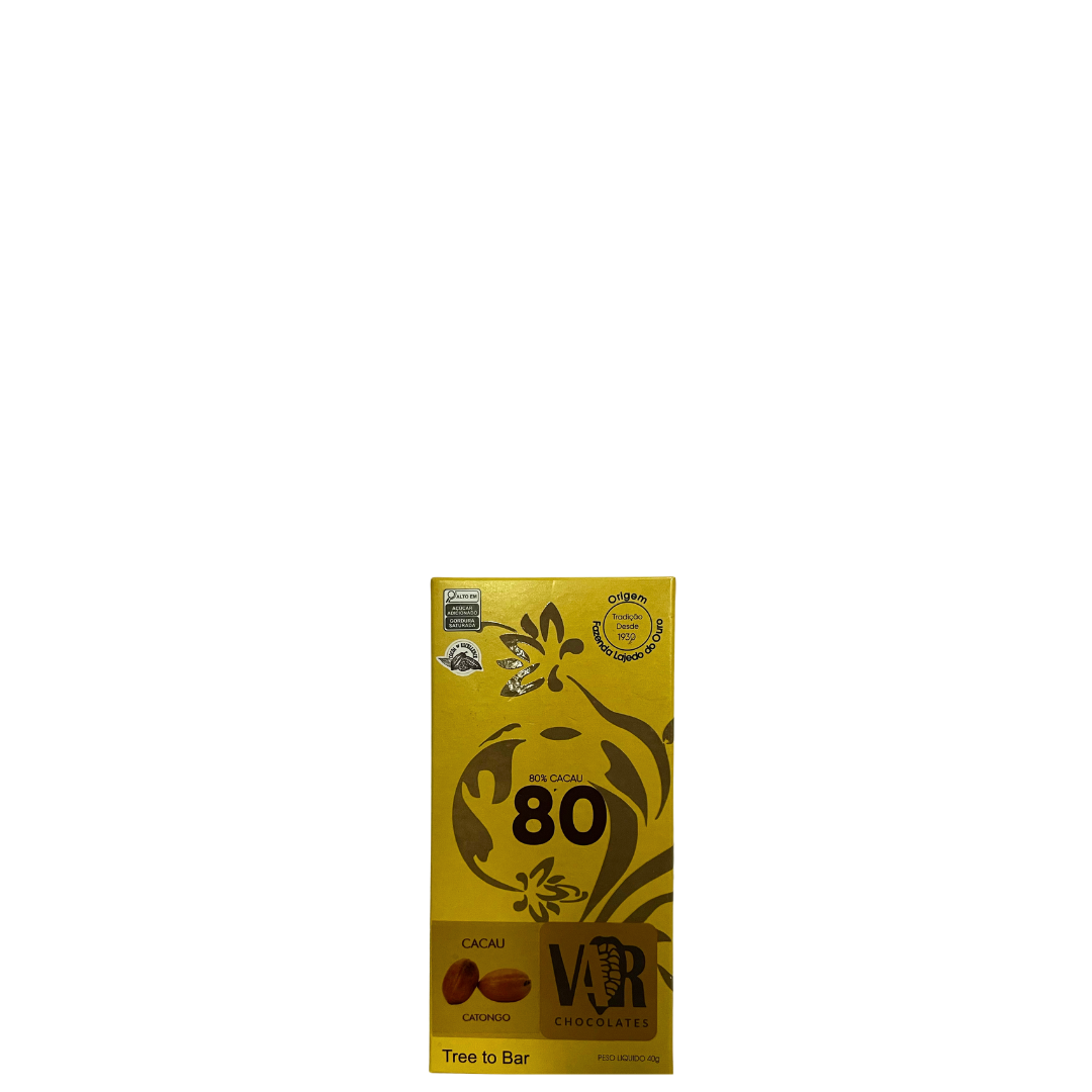 Chocolate Var Cacau Fino Lajedo 80% Cacau 40g