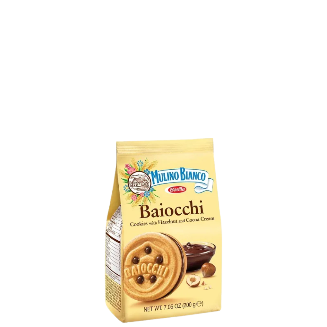 Biscoito Mulino Bianco Baiocchi C/Creme De Avelã 200g
