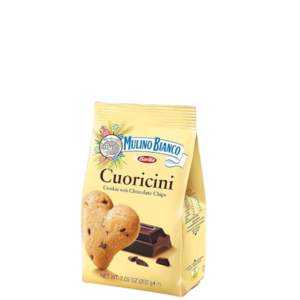 Biscoito Mulino Bianco Cuoricini C/Gotas De Chocolate 200g