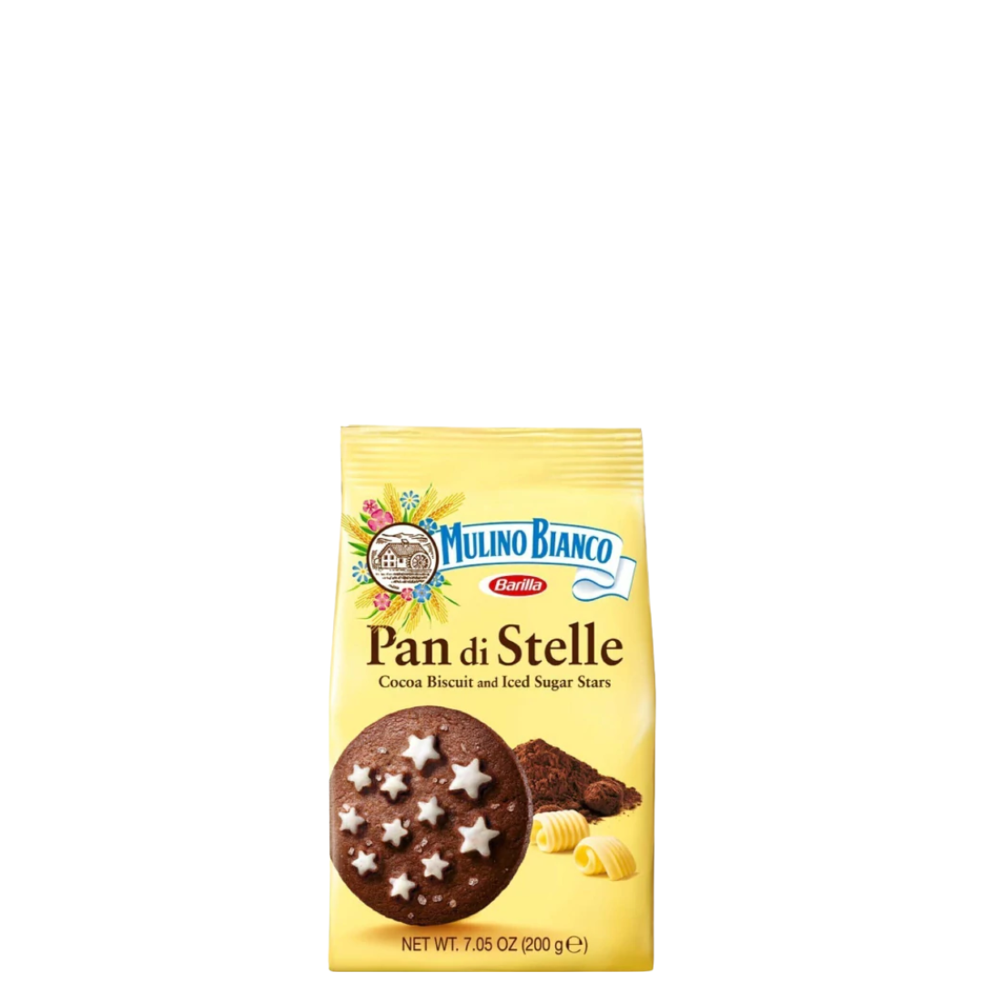Biscoito Mulino Bianco Pana Di Stelle Cacau 200g