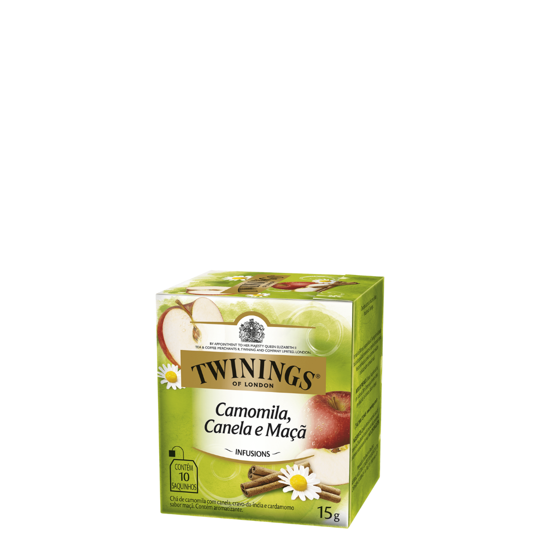 Chá Ing Twinings Maçã, Camomila e Canela 15g