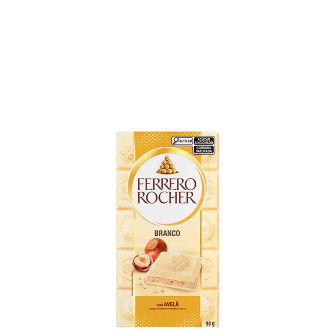Barra De Chocolate Ferrero Rocher Branco 90g