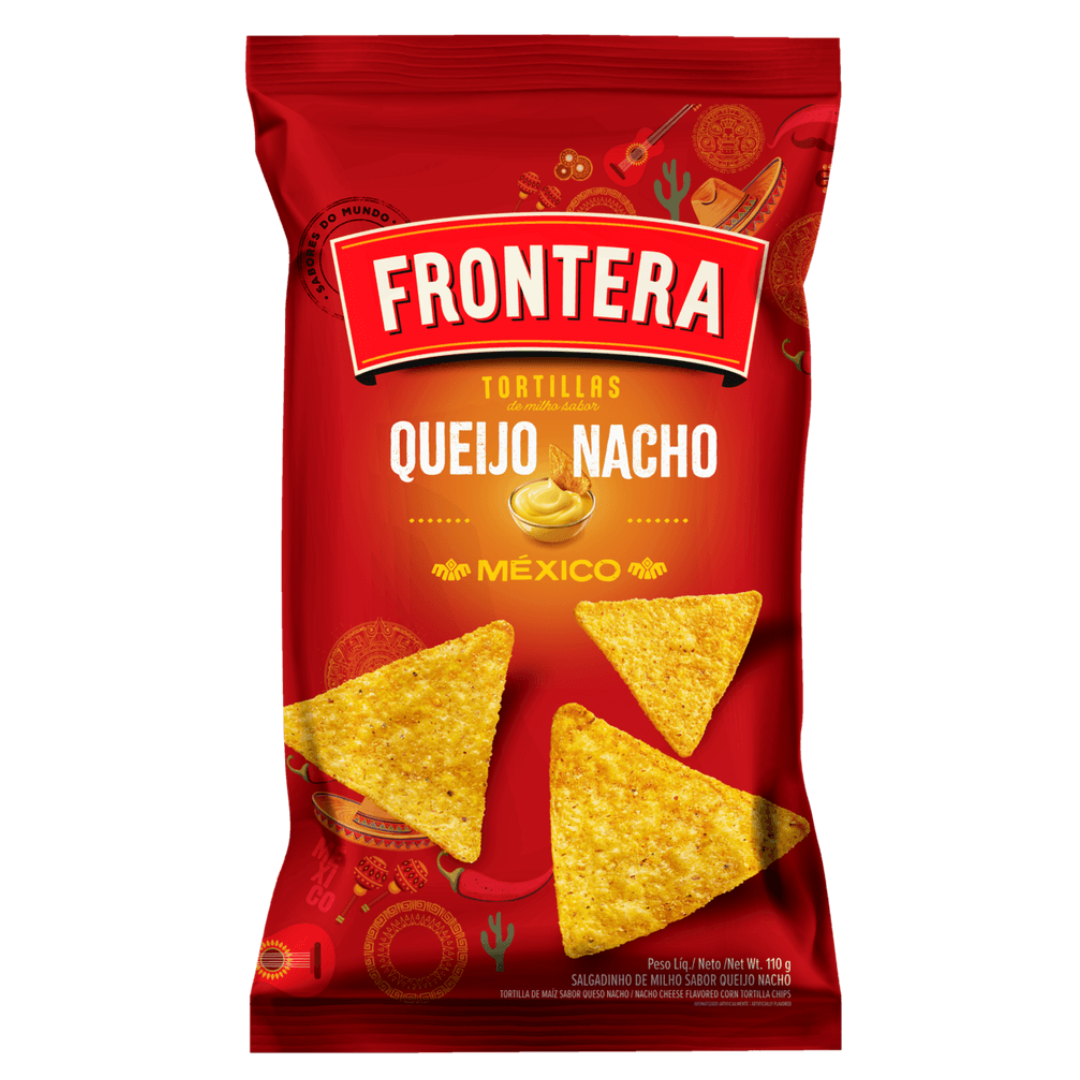 Salgadinho Frontera Tortilla Chips Cheese 110g