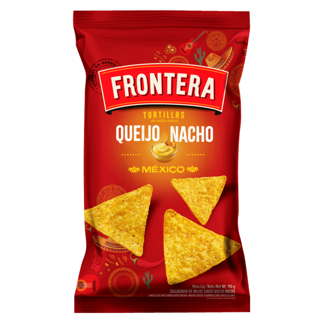 Salgadinho Frontera Tortilla Chips Cheese 110g