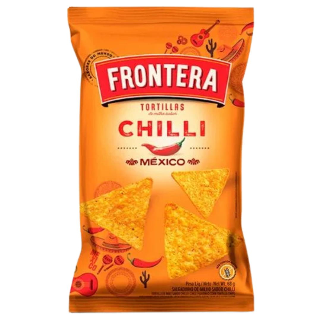 Salgadinho Frontera Tortilla Chips Chili 110g