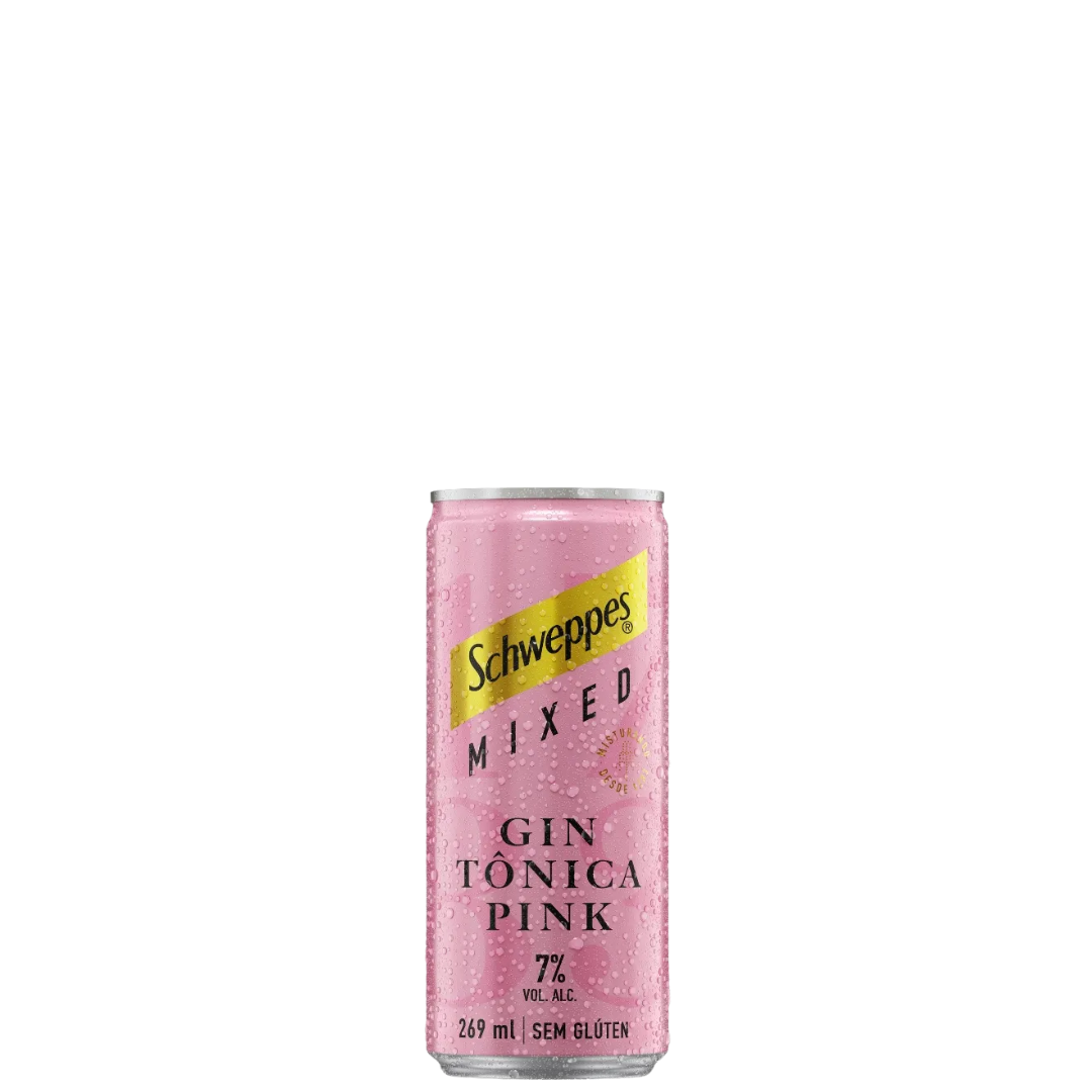 Gin Tônica Schweppes Pink Lt 269ml