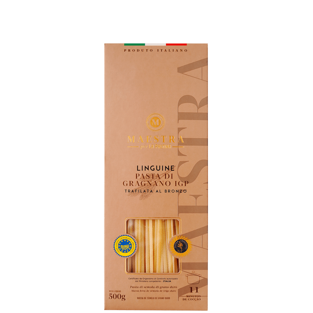 Macarrão Maestra Pasta Di Gragnano Igp Linguine 500g