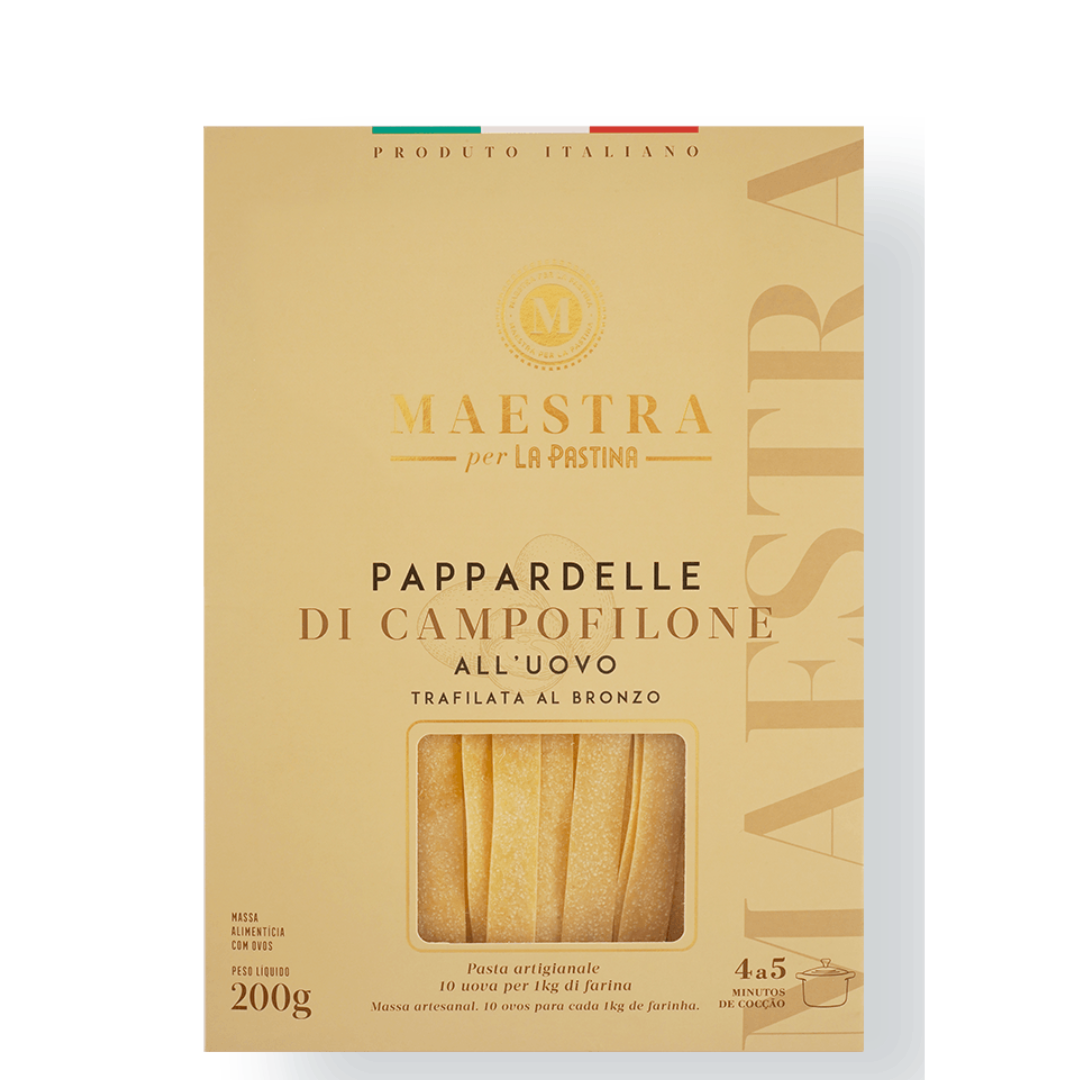 Macarrão Maestra Fettuccine Pappardelle All Uovo 200g