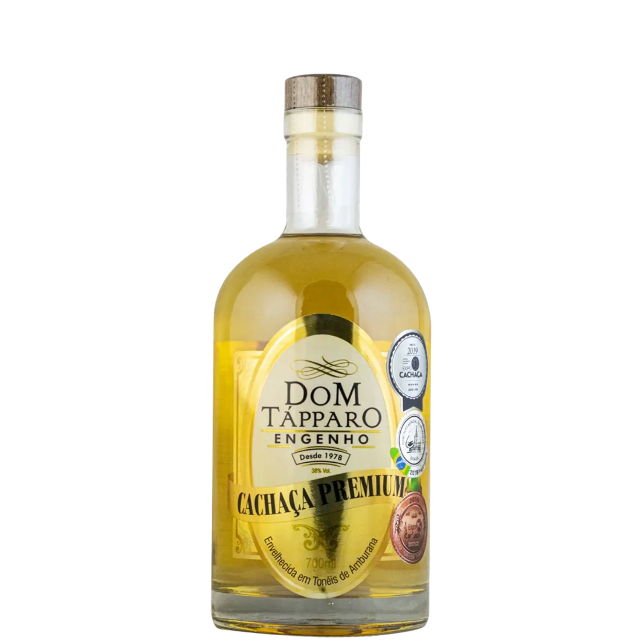 Cachaça Dom Tapparo Amburana Premium 750ml