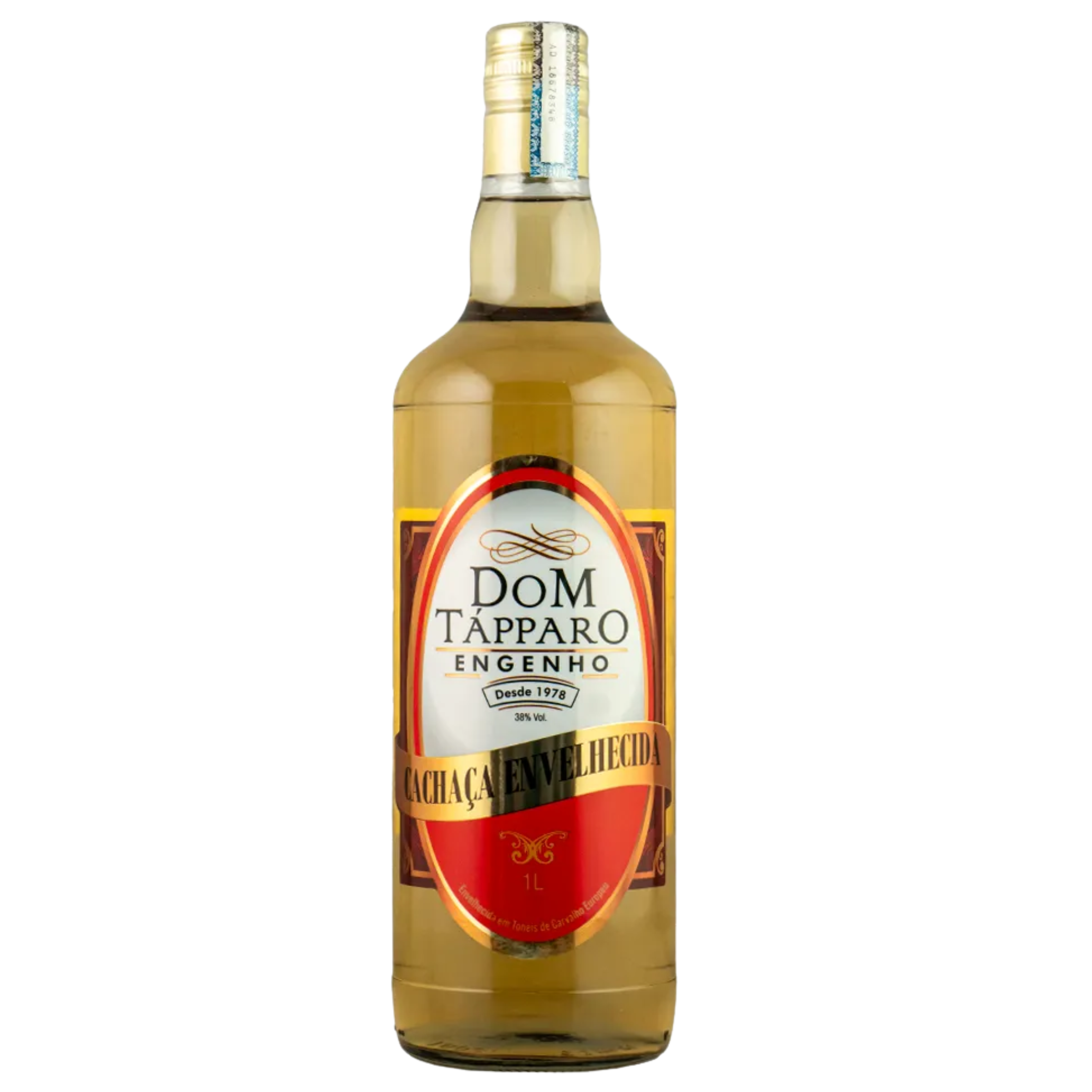 Cachaça Dom Tapparo Carvalho Envelhecida 1L