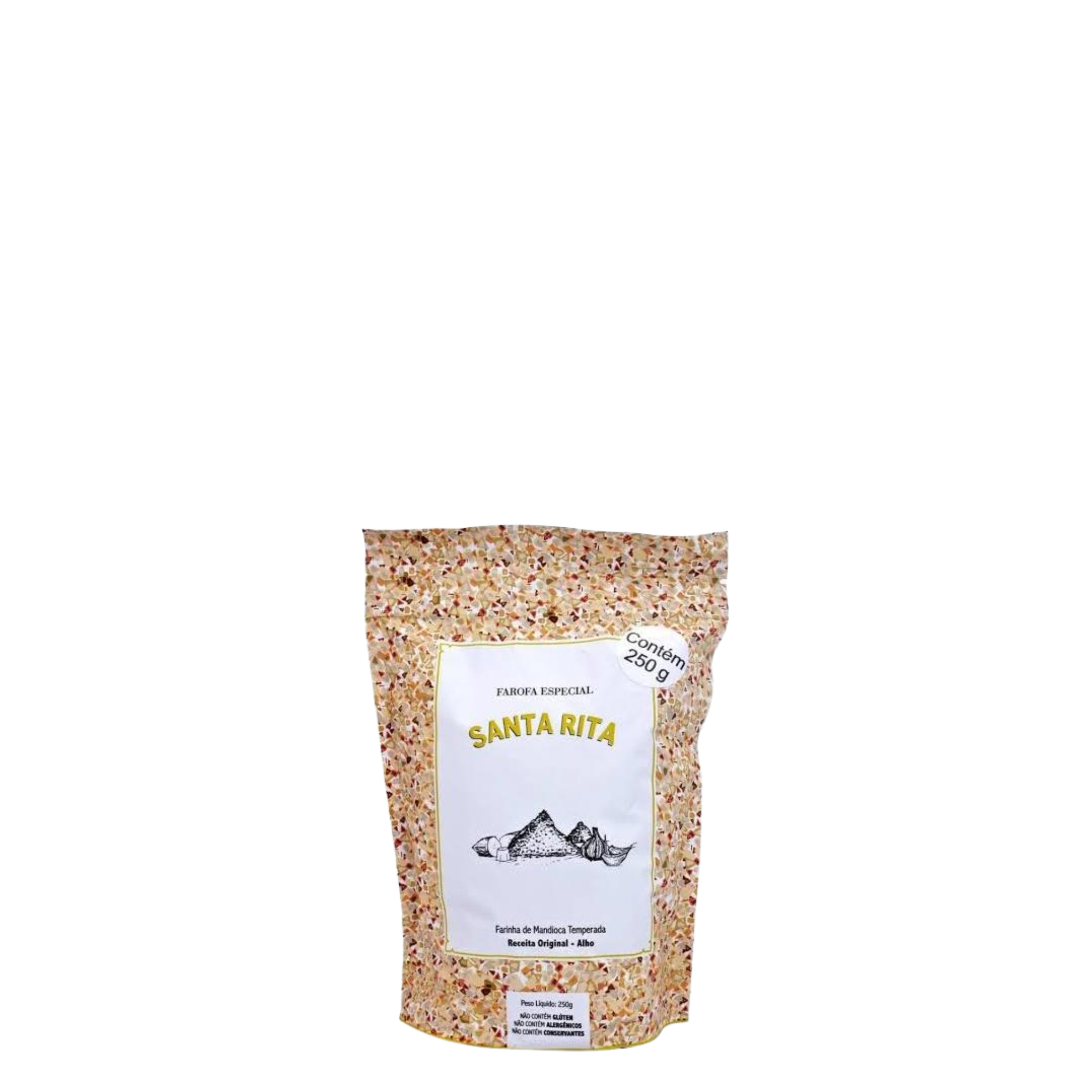 Farofa Santa Rita com Alho 250g